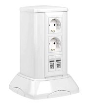 Миниколонна DKC белая алюминиевая 0,25м